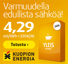 Pallokissat -kampanjatarjous! Kuopion Energia